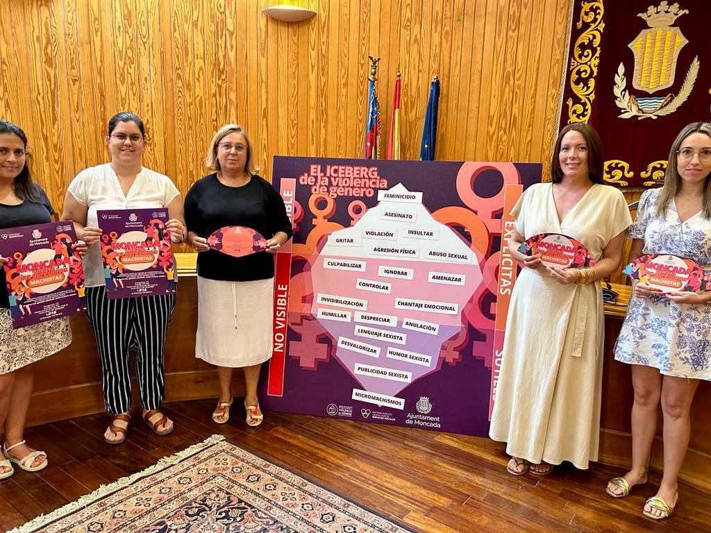 Presentación campaña Puntos Violeta fiestas Moncada 2023
